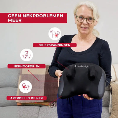 Nekmassageapparaat met warmte & Shiatsu