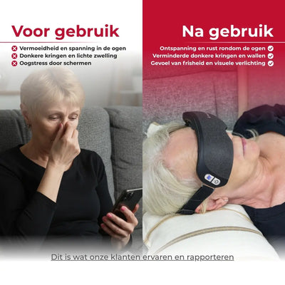 Oogmassageapparaat Pro met warmte