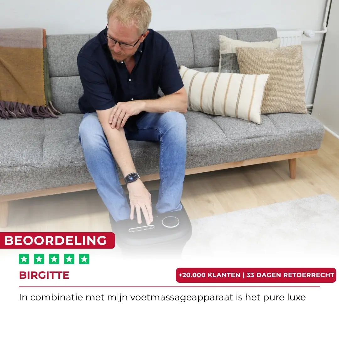 Voetbad Pro met warmte & massage