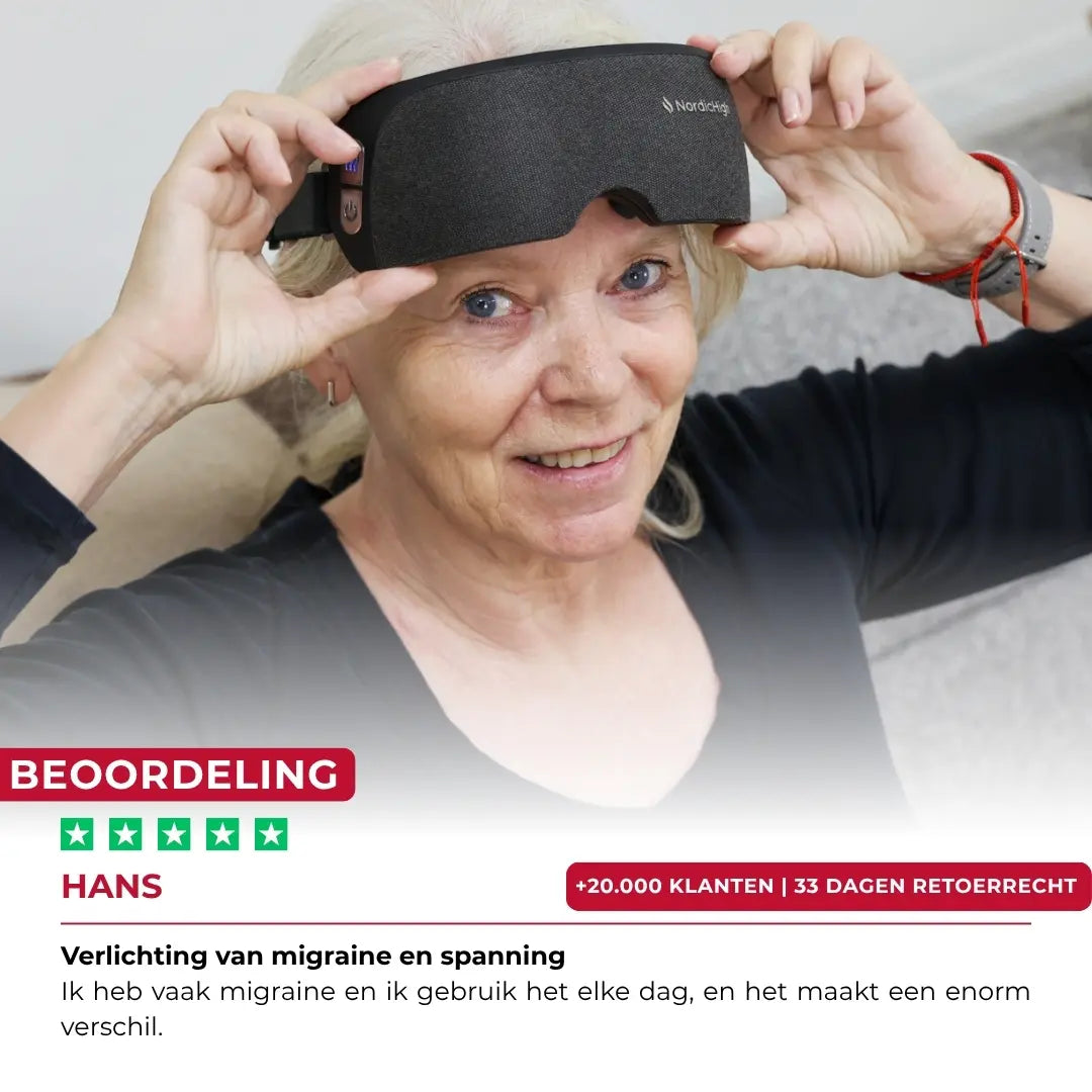 Oogmassageapparaat Pro met warmte
