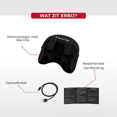Nekmassageapparaat met warmte & Shiatsu