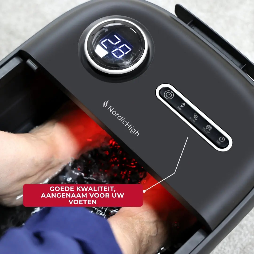 Voetbad Pro met warmte & massage
