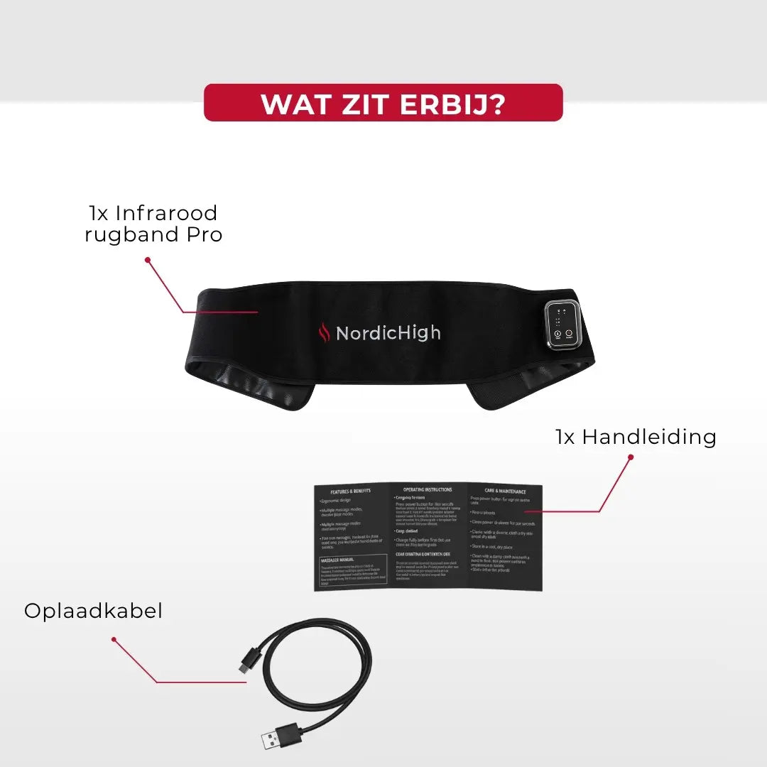 Infrarood Rugband Pro