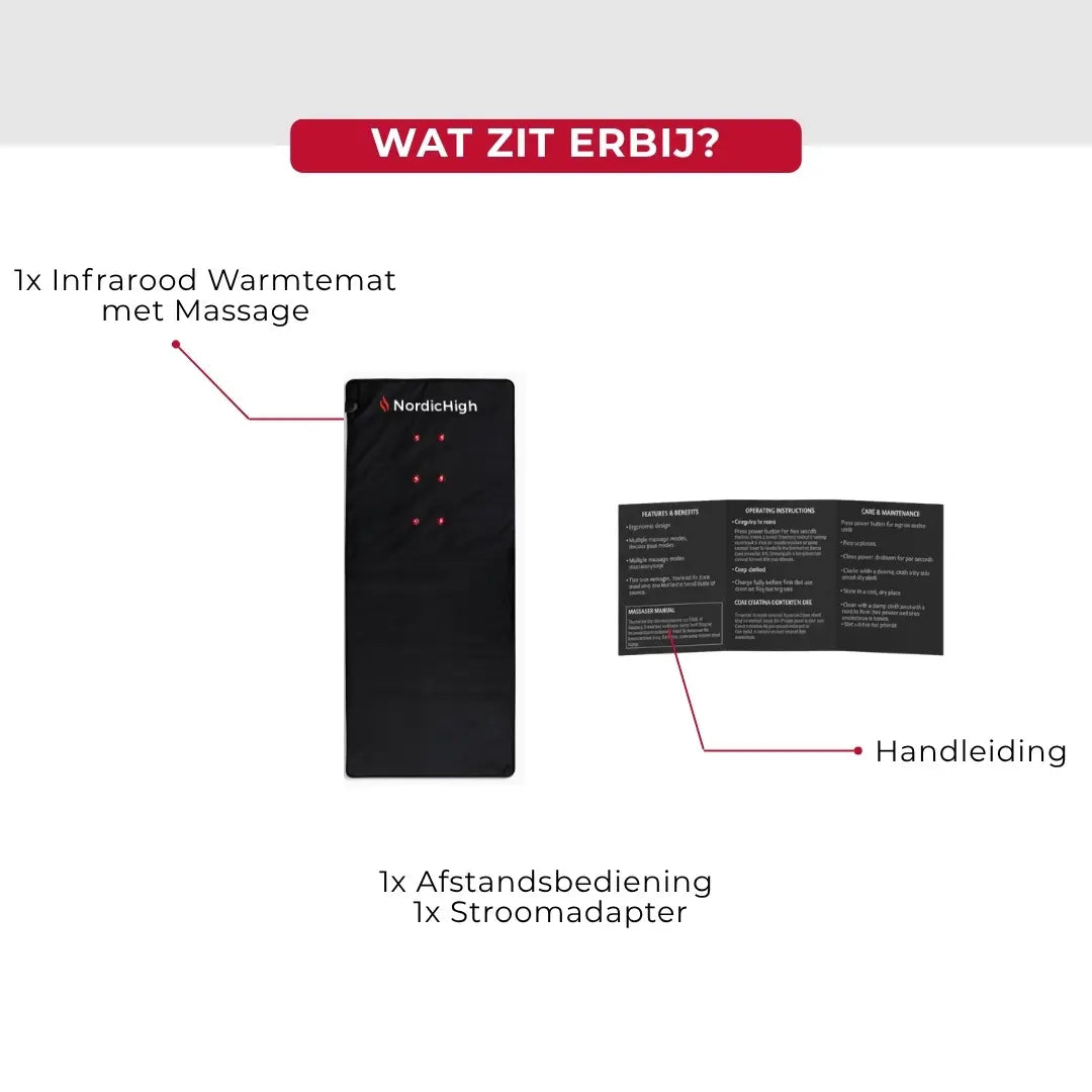 Infrarood Mat met massage